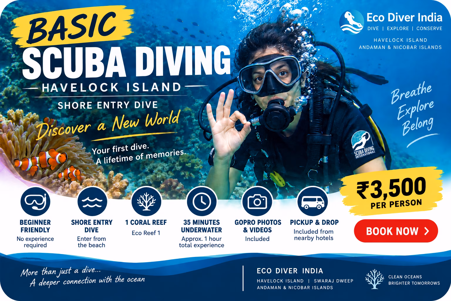 Basic Scuba Diving in Havelock Island